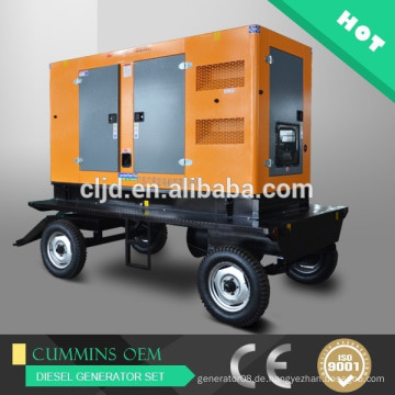 120kw mobiler generator silent diesel 150kva trailer genset